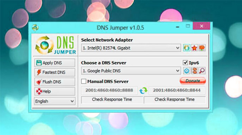 Sử dụng phần mềm DNS Jumper ẩn IP