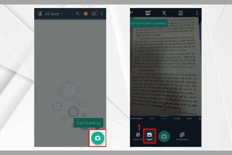 Cách chuyển hình ảnh sang file Word bằng CamScanner